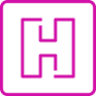 hospital H icon