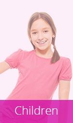Young girl with pink shirt